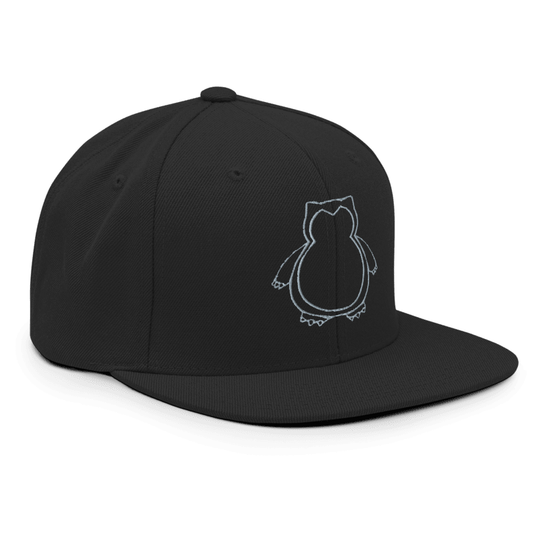Custom Snorlax Snapback Hat