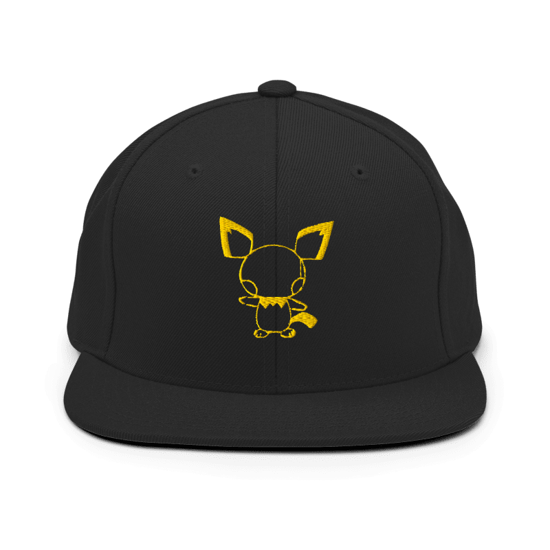 Custom Pichu Snapback Hat