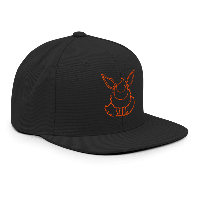 Custom Flareon Snapback Hat