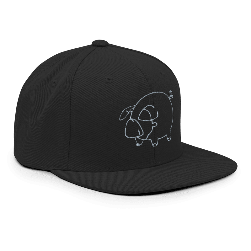 Custom Lechonk Snapback Hat