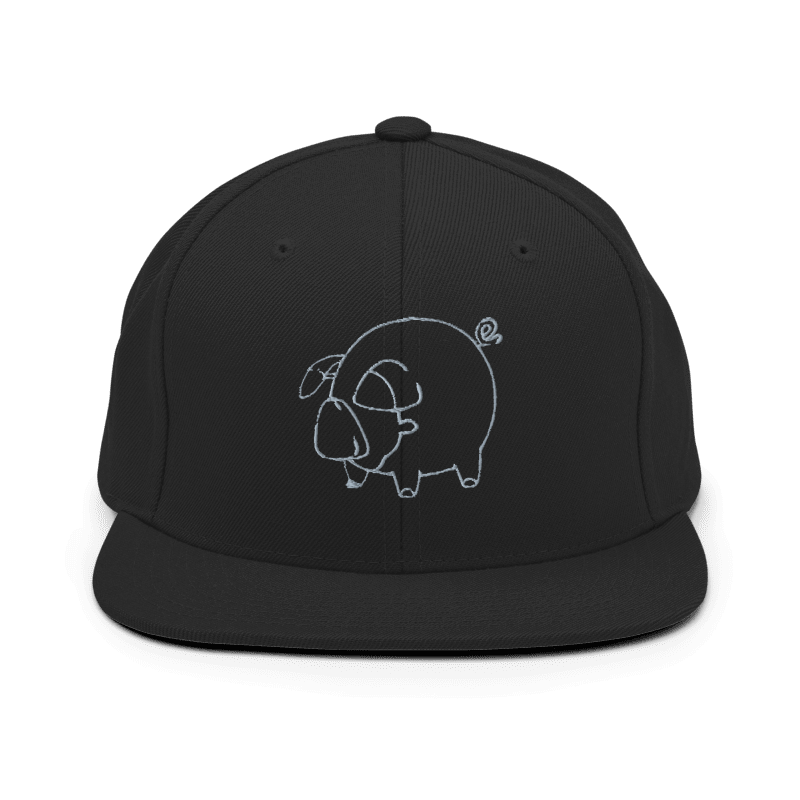 Custom Lechonk Snapback Hat