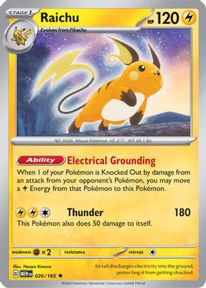 Raichu (26) [SV: Scarlet and Violet 151] Holofoil