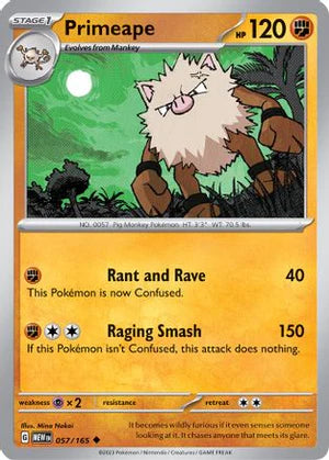 Primeape (57) [SV: Scarlet and Violet 151]