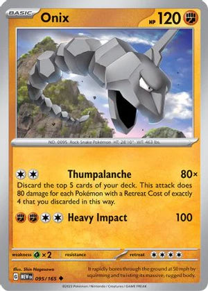 Onix (95) [SV: Scarlet and Violet 151]