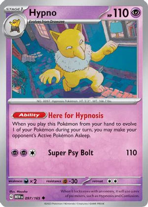 Hypno (97) [SV: Scarlet and Violet 151]