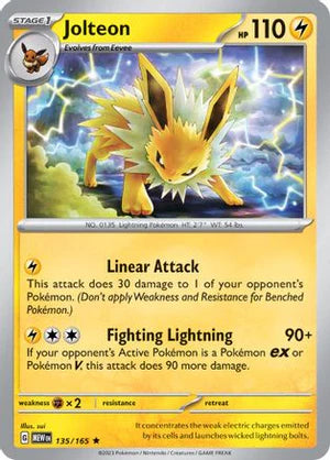 Jolteon (135) [SV: Scarlet and Violet 151] Holofoil