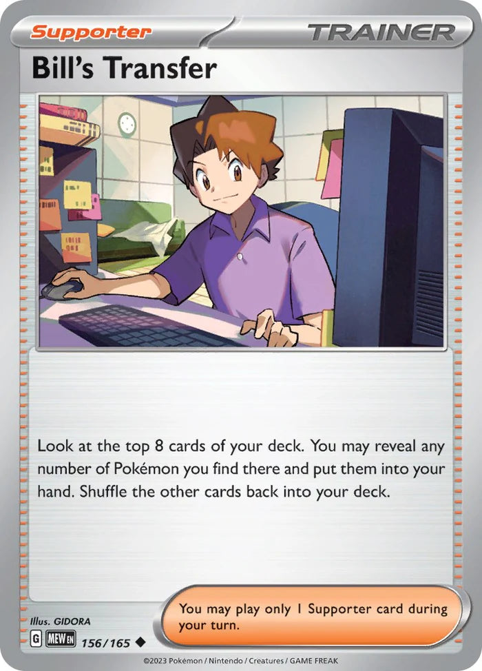 Bill's Transfer - 156/165 (156) [SV: Scarlet and Violet 151]