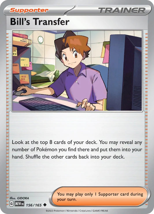 Bill's Transfer - 156/165 (156) [SV: Scarlet and Violet 151]