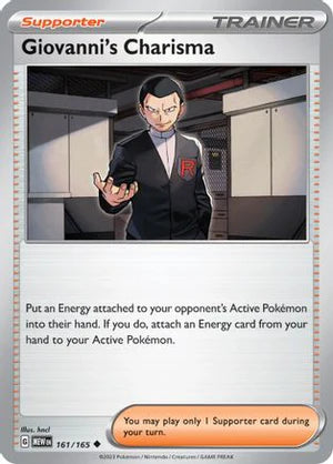 Giovanni's Charisma - 161/165 (161) [SV: Scarlet and Violet 151]
