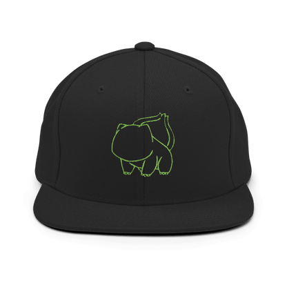 Custom Bulbsaur Snapback Hat