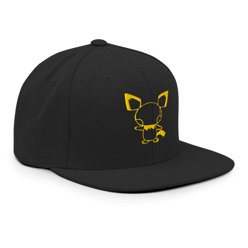 Custom Pichu Snapback Hat